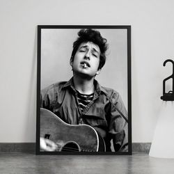 Bob Dylan Canvas, Singer Wall Art, Rolled Canvas Print, Canvas Wall Print, Musical Canvas