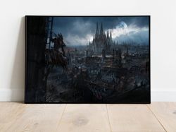 Bloodborne Poster, Canvas Wall Art, Rolled Canvas Print, Canvas Wall Print, Game Poster-3