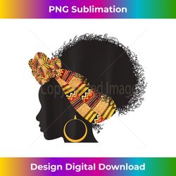 funny kente cloth head wrap gift for african american women - minimalist sublimation digital file