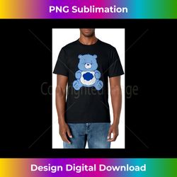 care bears vintage classic grumpy bear cloudy belly badge - stylish sublimation digital download