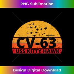 cv-63 uss kitty hawk aircraft carrier - modern sublimation png file