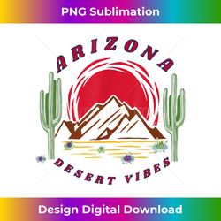 Arizona Desert Vibes Southwestern Mountains Sunrise - PNG Sublimation Digital Download