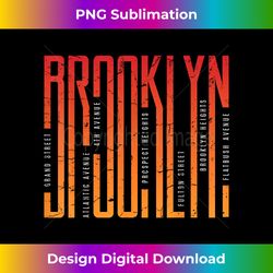 Brooklyn Illustration Shirts, New York City Brooklyn Vibes - Unique Sublimation PNG Download
