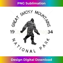 Great Smoky Mountains National Park Sasquatch Yeti Bigfoot - Elegant Sublimation PNG Download