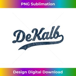 dekalb illinois il vintage sports graphic - premium sublimation digital download