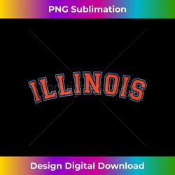 Illinois USA Patriotic Birthday School University Gift Tank Top - Creative Sublimation PNG Download