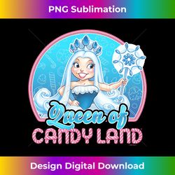Candy Land Queen Of Candy Land Portrait Long Sleeve - Professional Sublimation Digital Download