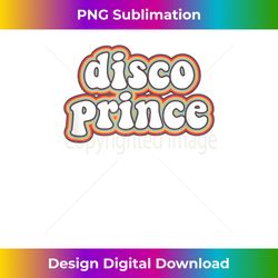 Disco Prince Roller Disco Outfit 70s Costume For Boys - Creative Sublimation PNG Download