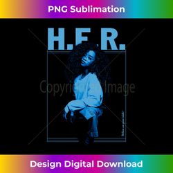 H.E.R. Slide Tee Long Sleeve - Special Edition Sublimation PNG File