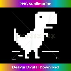 T-Rex T-Shirt Geek Dinosaur Pixel Art Web Developer Nerd Tee - Digital Sublimation Download File