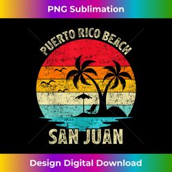 Family Vacation Vintage Retro San Juan Puerto Rico Beach - Signature Sublimation PNG File