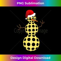 pickleball christmas t-shirt funny pickleball snowman shirt tank top 2 - premium png sublimation file