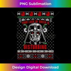 Star Wars Vader Christmas Sweater Lack Of Cheer Long Sleeve 2 - Exclusive Sublimation Digital File
