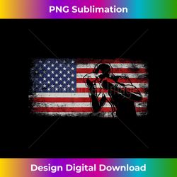 Boxing American Usa Flag Vintage Tank Top - Artistic Sublimation Digital File