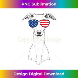 4th of july whippet dog patriotic usa sunglasses american tank top - modern sublimation png file