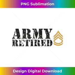 Army Sergeant First Class (SFC) Retired Tank Top - Unique Sublimation PNG Download