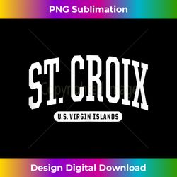 College Style St. Croix US Virgin Islands Souvenir Gift Tank Top - Trendy Sublimation Digital Download