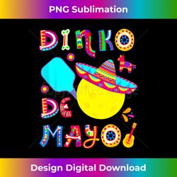 dinko de mayo funny cinco de mayo funny pickleball tank top - stylish sublimation digital download