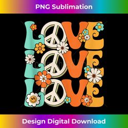 PEACE SIGN LOVE T Shirt 60s 70s Tie Dye Hippie Costume Tank Top - Exclusive Sublimation Digital File