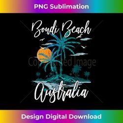 Family Vacation Retro Sunset Australia Bondi Beach - PNG Transparent Sublimation Design