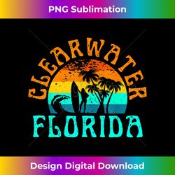 Clearwater Beach Florida Surfing Beach Ocean Waves Surf - Premium PNG Sublimation File