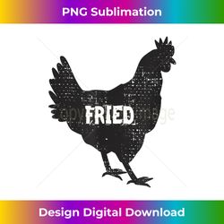 fried fried chicken junk food retro fast food graphic - unique sublimation png download