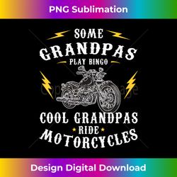 Some grandpas play bingo, cool grandpas ride motorcycles 1 - PNG Transparent Digital Download File for Sublimation