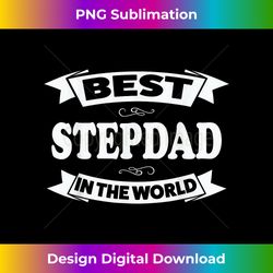 Mens best stepdad in the world stepdad - High-Quality PNG Sublimation Download