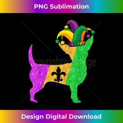 Chihuahua Dog Dad Mom Lover Funny Mardi Gras Party - Trendy Sublimation Digital Download