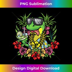 Hawaii Tropical Luau Party Summer Gecko Lizard Men - High-Quality PNG Sublimation Download