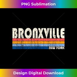 Vintage Retro 70s 80s Style Hometown of Bronxville, NY 2 - Aesthetic Sublimation Digital File