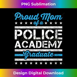 Womens Proud Mom of a Police Academy Graduate V-Neck 3 - Artistic Sublimation Digital File