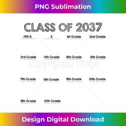 Class of 2037 Handprint. Graduation - Modern Sublimation PNG File