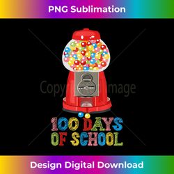 100 days of school design 100 days of school gumball machine - signature sublimation png file