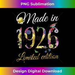 Made in 1926 Tee 97 Year Old Sunflowers Floral 96th Birthday - Professional Sublimation Digital Download