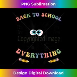 Funny Black Cat Back to School for Teachers Boys Girls - Decorative Sublimation PNG File