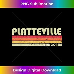 PLATTEVILLE WI WISCONSIN Funny City Home Roots Gift Retro - Premium Sublimation Digital Download