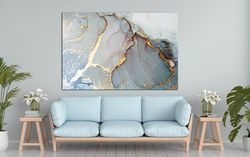 Glowing Moon in the lake wall art canvas Glowing Moon painting print Fantasy Night art Man in the Boat Large canvas art
