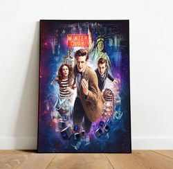 Doctor Who Poster, Canvas Wall Art, Rolled Canvas Print, Canvas Wall Print, TV Show Poster