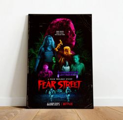 Fear Street Poster, Canvas Wall Art, Rolled Canvas Print, Canvas Wall Print, Movie Poster