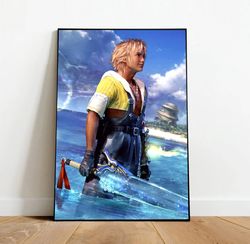 Final Fantasy Poster, Canvas Wall Art, Rolled Canvas Print, Canvas Wall Print, Game Poster-1