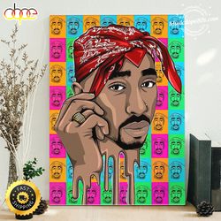 2Pac Thuglife Color Oil Painting Canvas Poster