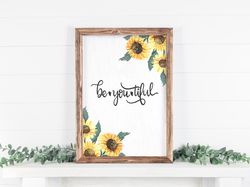 Be You Beautiful, Inspirational Wooden Sign, Special Gift For Her, Amazing Special Gift, Make Up Artist, Beautiful Woman