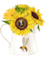 Bee On A Sunflower (51)