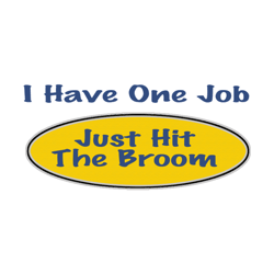 I Have One Job. Just Hit The Broom Curling