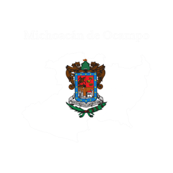 Michoacan State Map Flag, Mexico