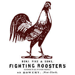 Vintage Fighting Roosters