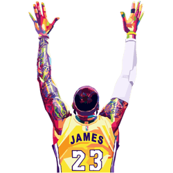 James Colorful Pop Art Perfect Gift Fan