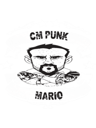Cm Punk Mario Pullover Hoodie