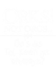 Orks Not Orcs.. Whos Dis Tolkeen Git
